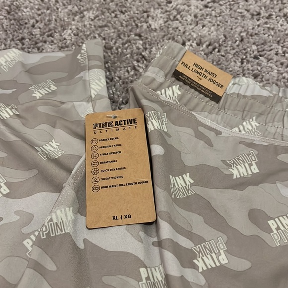 Pink High Waist Full Length Jogger - Picture 3 of 4